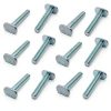 T-Track Bolts 1/4-20 12PC Galvanized Carbon Steel by Yukata-0