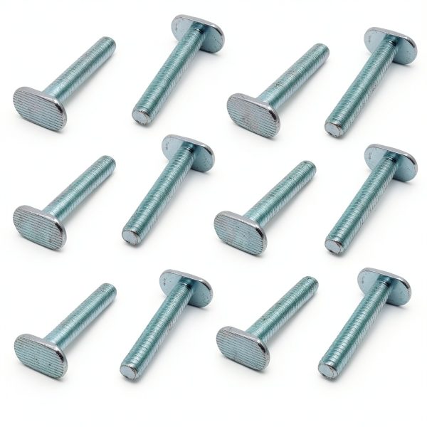 T-Track Bolts 1/4-20 12PC Galvanized Carbon Steel by Yukata-0
