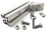 PATIKIL M8x16mm T-Slot Bolts 16 Set Hammer Head with Hex Nuts – Silver-3