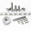 Tanstic M8 T Slot Drop in Bolt Hammer Head Nickel Plated 60pcs Set-4