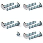 USA Made T Slot Bolts 1/4-20 Thread Size 1.5in 20 Pack by True North-0