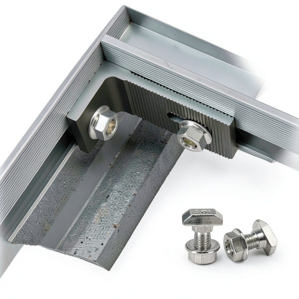 PATIKIL M8x16mm T-Slot Bolts 16 Set Hammer Head with Hex Nuts – Silver-4