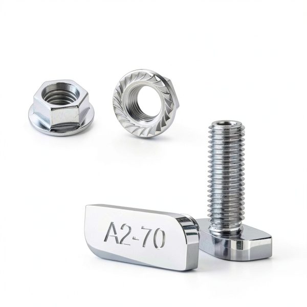 T Bolt Set 20pcs M8x20mm T-Slot Bolts with Hex Nuts - Fireosma-1