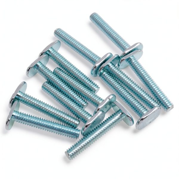 T-Track Bolts 1/4-20 12PC Galvanized Carbon Steel by Yukata-4