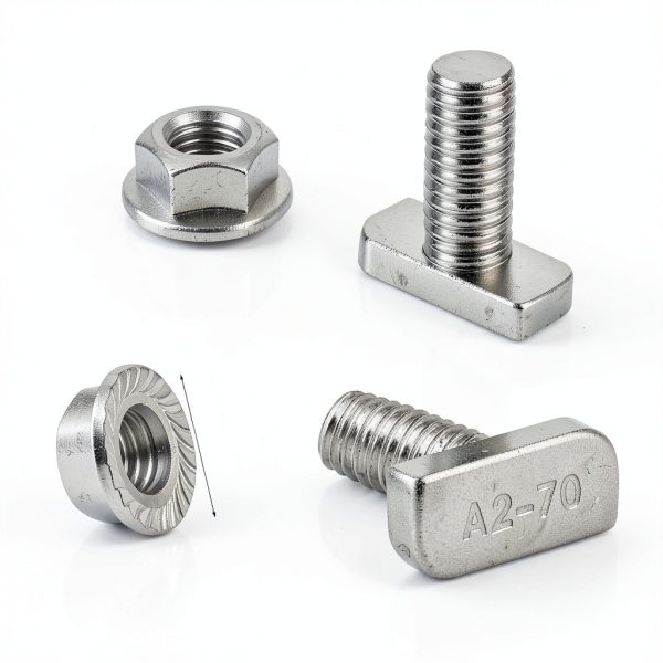 T Bolt Set M8x20mm T Slot Drop-in Bolt Hammer Head Bolts for Aluminum-1