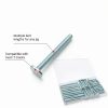 30PCS 1/4"-20 T Track Bolts, Assorted Sizes 1", 1-1/2", 2-1/2" T Slot Bolts, T Bolts for T Track Rail, Woodworking Jigs, Router Table Accessories, Drill Press, CNC Fixtures, Table Saw Sleds-3