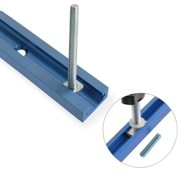 30PCS 1/4"-20 T Track Bolts, Assorted Sizes 1", 1-1/2", 2-1/2" T Slot Bolts, T Bolts for T Track Rail, Woodworking Jigs, Router Table Accessories, Drill Press, CNC Fixtures, Table Saw Sleds-2