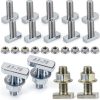 T Bolt Set M8x20mm T Slot Drop-in Bolt Hammer Head Bolts for Aluminum-0