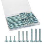 30PCS 1/4"-20 T Track Bolts, Assorted Sizes 1", 1-1/2", 2-1/2" T Slot Bolts, T Bolts for T Track Rail, Woodworking Jigs, Router Table Accessories, Drill Press, CNC Fixtures, Table Saw Sleds-0
