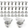 T Slot Bolts Mtuiewo 20PCS M8x20mm Stainless Steel Hex Nuts-0