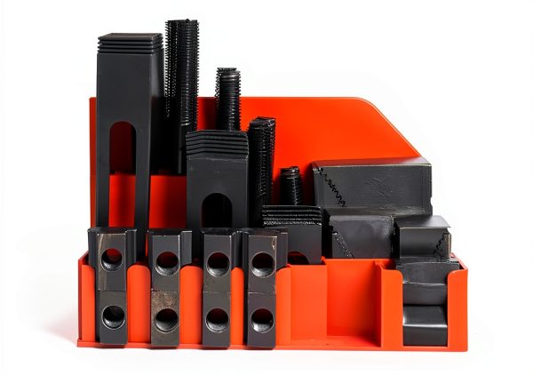 T Slot Hold Down Clamp 58-Piece Kit for Vise - tonchean Black Steel-6