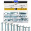 Mardatt 1/4‑20 Thread Tee Bolt Set Zinc‑Plated Carbon Steel T‑Slot-0