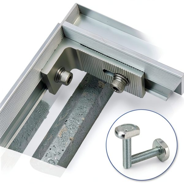 PATIKIL M6 x 25 mm T Slot Bolts 5pcs Stainless Steel Drop-in Stud-4