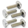 PATIKIL M6 x 25 mm T Slot Bolts 5pcs Stainless Steel Drop-in Stud-0