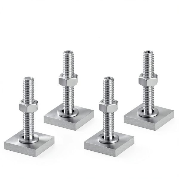 T Slot Bolts 12pcs M6 35mm Square Head Stainless Steel Roof Rack Kit-5