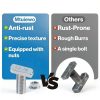 T Slot Bolts Mtuiewo 20PCS M8x20mm Stainless Steel Hex Nuts-6