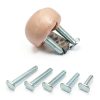 Mardatt 1/4‑20 Thread Tee Bolt Set Zinc‑Plated Carbon Steel T‑Slot-4