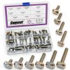 Swpeet 50Pcs 10 Sizes M5 M6 T Slot Drop-in Bolt Assortment Kit, Stainless Steel Thread T Slot Bolts, Hammer Head Bolt, T-Bolt, T Track Bolts, T Shape Stud Sliding Screw for Universal T Track-0