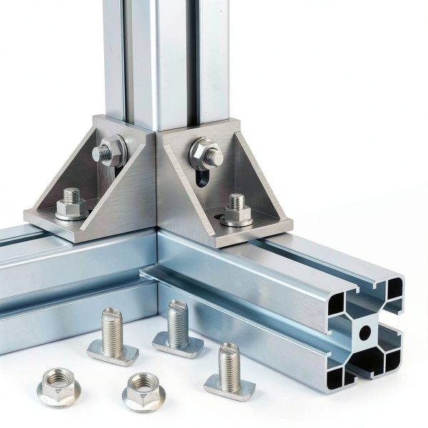 T Bolts M10x25mm T Slot Drop-in Bolt Hammer Head T Bolt with 10 Pcs Hexagon Flange Nuts T Shape Stud Sliding Screw for Aluminum Profile-3