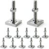 T Slot Bolts 12pcs M6 35mm Square Head Stainless Steel Roof Rack Kit-0