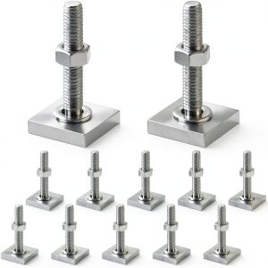 T Slot Bolts 12pcs M6 35mm Square Head Stainless Steel Roof Rack Kit-0